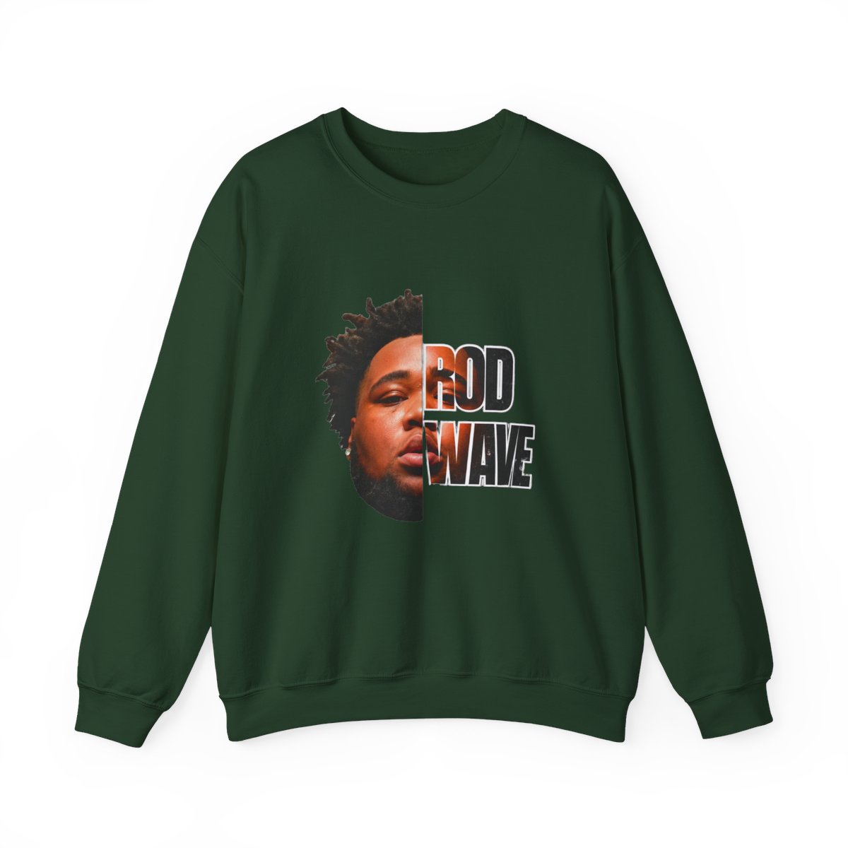 Rod Wave Crew Neck Split Person Crewneck - alternate angle 4, merchandise