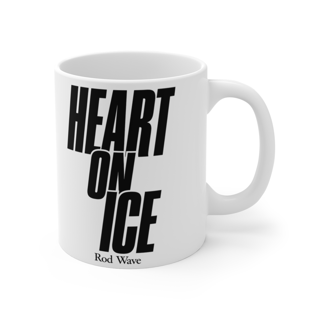 Rod Wave "Heart on Ice" White Mug
