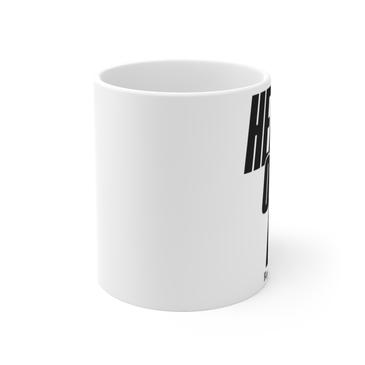 Rod Wave "Heart on Ice" White Mug - alternate angle 1, merchandise