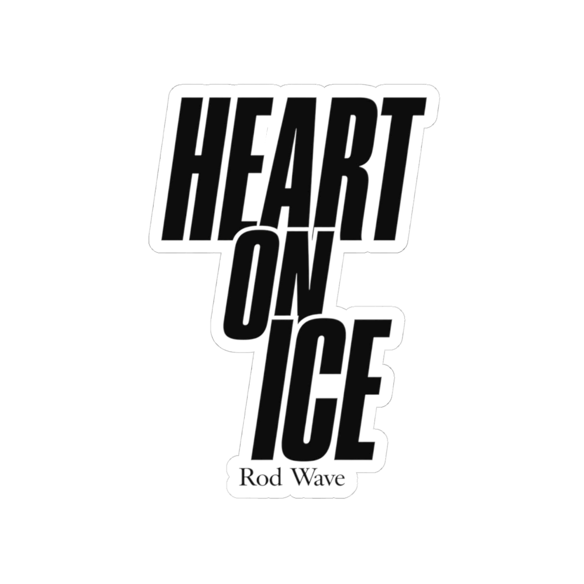 Rod Wave "Heart on Ice" Sticker